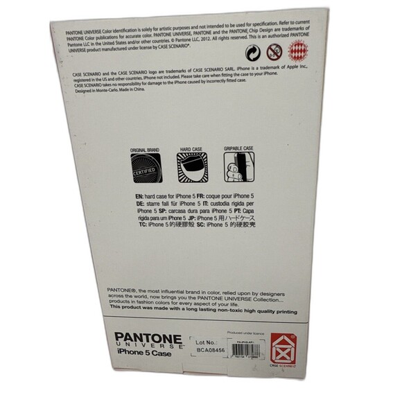 New Pantone Universe Blue Atoll Genuine Back Case for Apple iPhone 5 Cover Slim - Picture 2 of 5